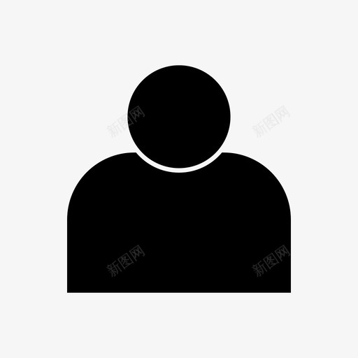 个人头像人图标svg_新图网 https://ixintu.com 个人 个人资料 人 头像 用户 登录