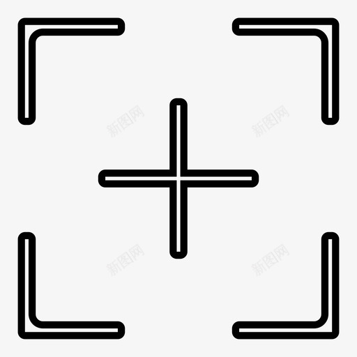 取景器目标焦点图标svg_新图网 https://ixintu.com 任务 取景器 点 焦点 目标 目的地目标焦点