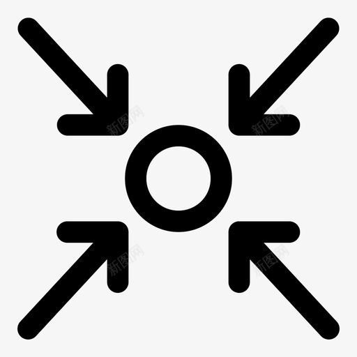 集合点中心位置图标svg_新图网 https://ixintu.com 中心 位置 机场最醒目 集合点