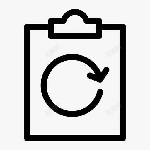 重新加载剪贴板知识记事本图标svg_新图网 https://ixintu.com 任务板 任务计划 剪贴板 报告 知识 记事本 重新加载剪贴板