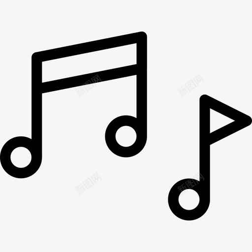 音符乐队音乐图标svg_新图网 https://ixintu.com 乐器 乐队 音乐 音乐大纲 音乐风格 音符