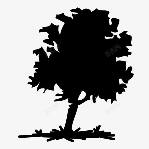 软木生物多样性巴西树木图标svg_新图网 https://ixintu.com 巴西树木 植物 生物多样性 绿色 自然 软木