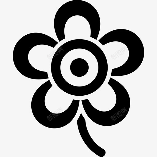 花形美丽的五瓣花瓣大自然超神图标svg_新图网 https://ixintu.com 大自然 花形美丽的五瓣花瓣 超神