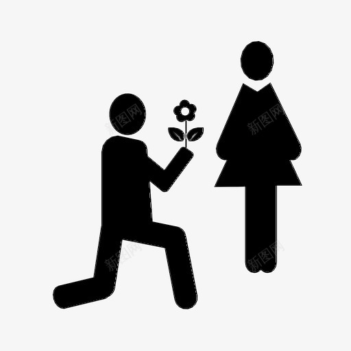爱情情侣订婚图标svg_新图网 https://ixintu.com 女朋友 情侣 爱情 男朋友 订婚