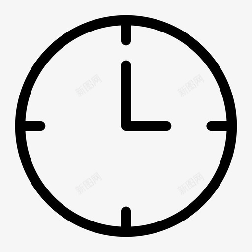 时钟天文钟小时图标svg_新图网 https://ixintu.com 分钟 基本集市 天文钟 小时 时钟 时间