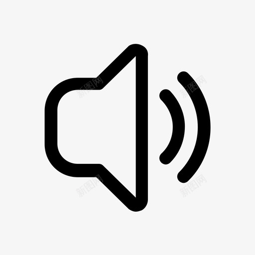 音量更大动态声音图标svg_新图网 https://ixintu.com 动态 声音 静音 音乐大纲图标 音量更大
