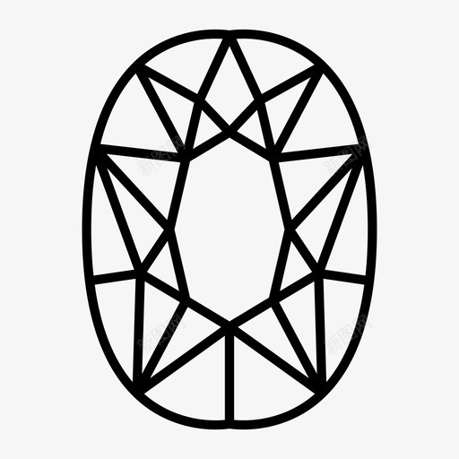 梨钻石宝石图标svg_新图网 https://ixintu.com 宝石 梨 珠宝 钻石