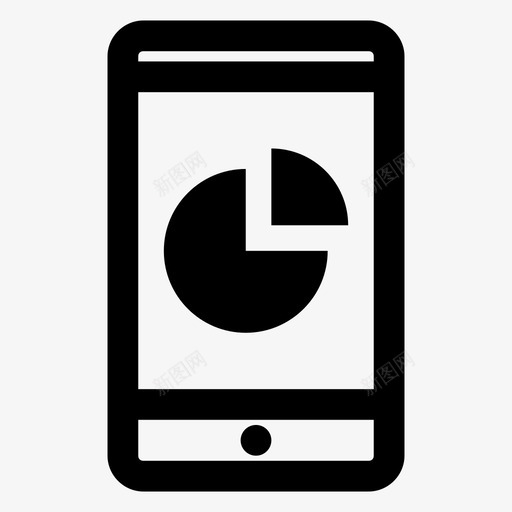 移动饼图分析大数据图标svg_新图网 https://ixintu.com 分析 增强 大数据 报告 研究 移动饼图 饼图
