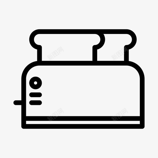 采购产品烤面包机电器面包图标svg_新图网 https://ixintu.com 家用电器和家具 电器 采购产品烤面包机 面包 食品