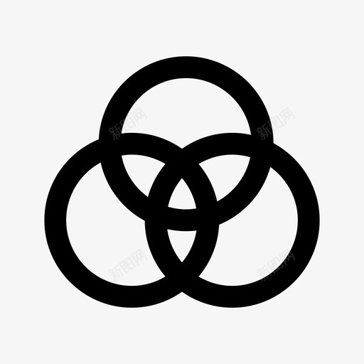 公共圆信息图形重叠图标svg_新图网 https://ixintu.com 信息图形 公共圆 共享 处理 重叠