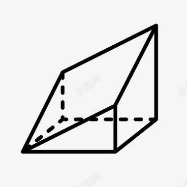 不规则框三维三维形状图标图标