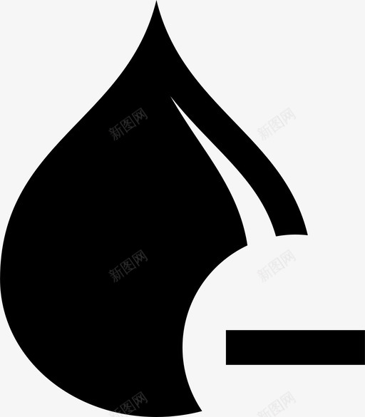 去除水分滴水滴图标svg_新图网 https://ixintu.com 减 去除水分 滴 滴水 环境