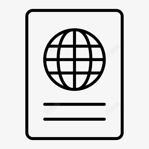 护照法律文件护照簿图标svg_新图网 https://ixintu.com 名单 护照 护照簿 旅行 旅行证件 法律文件 签证