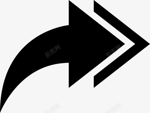 重做多次箭头前进图标svg_新图网 https://ixintu.com 下一步 前进 箭头 箭头按钮 重做多次