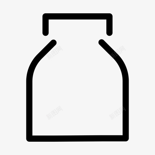 瓶子饮料容器图标svg_新图网 https://ixintu.com 奶瓶 容器 玻璃器皿 瓶子 随机简单图标少就是多 饮料