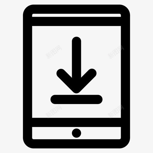 平板电脑下线图标svg_新图网 https://ixintu.com 上传下载 下线 下载 导入 平板电脑下载