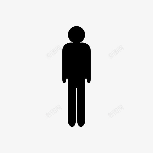 人顾客男人图标svg_新图网 https://ixintu.com 人 女人 男人 顾客