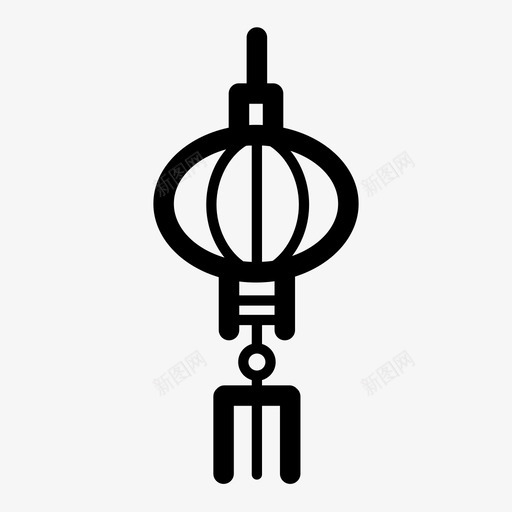 中国灯笼节日灯光图标svg_新图网 https://ixintu.com 中国灯笼 灯光 节日