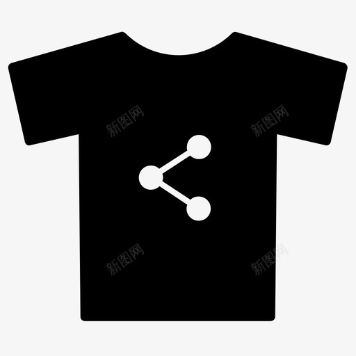 分享社交媒体分享衣服图标svg_新图网 https://ixintu.com T恤店 分享 分享衣服 发送链接 推荐衣服 社交媒体