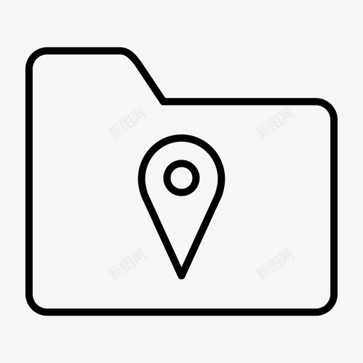 位置文件夹存档集合图标svg_新图网 https://ixintu.com 位置文件夹 保存 存储 存档 文件 文件文件夹 集合