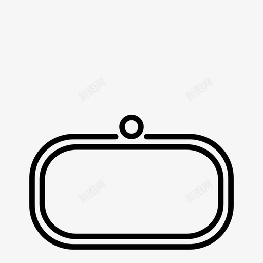 minaudiere包晚上时尚图标svg_新图网 https://ixintu.com bagmaniacminimal minaudiere包 时尚 晚上 购物