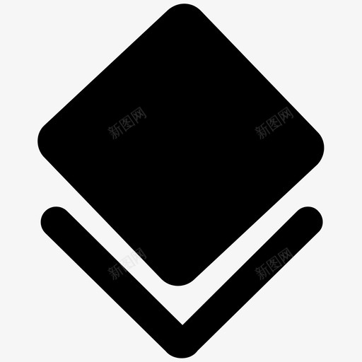 层顺序photoshop层图标svg_新图网 https://ixintu.com photoshop层 两层 基本实体图标 层 顺序