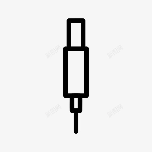 卡侬插头音频麦克风图标svg_新图网 https://ixintu.com 卡侬插头 声音 插头 音乐 音频 麦克风