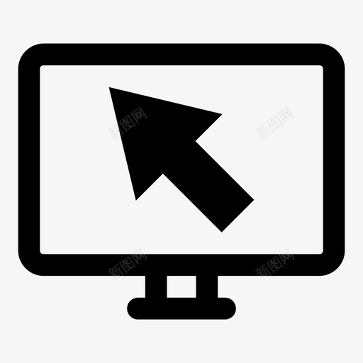 监视器光标箭头光标单击图标svg_新图网 https://ixintu.com 光标 单击 指针 监视器光标 目标 箭头光标 鼠标