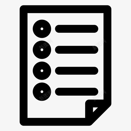 项目符号列表菜单注释列表图标svg_新图网 https://ixintu.com 列表 待办事项列表 提醒 注释列表 菜单 项目符号列表