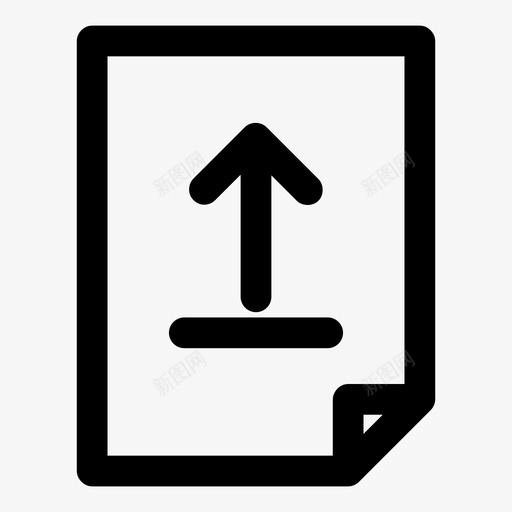 文件上载转到顶部向上滑动图标svg_新图网 https://ixintu.com 上载 上载下载 向上滑动 向上箭头 垂直方向 文件上载 转到顶部