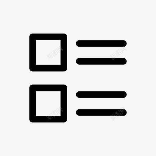 列表目录索引图标svg_新图网 https://ixintu.com 列表 图标集 库存 目录 索引