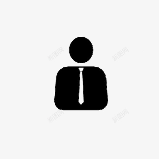 商务人士男士西装图标svg_新图网 https://ixintu.com 商务人士 用户 男士 西装