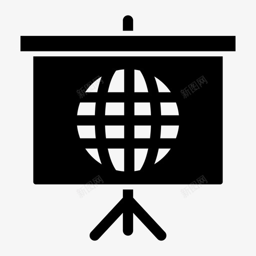 互联网投影屏幕大屏幕板图标svg_新图网 https://ixintu.com 互联网投影屏幕 介绍 大屏幕 屏幕投影仪 板 解释 说明