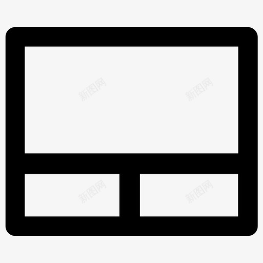 触摸板点击光标图标svg_新图网 https://ixintu.com 光标 点击 笔记本电脑 触控板 触摸板
