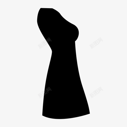 礼服晚礼服化装裙图标svg_新图网 https://ixintu.com 化装裙 晚礼服 礼服 衣服