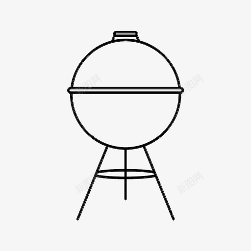 烧烤美食夏日图标svg_新图网 https://ixintu.com 夏日 烧烤 美食 韦伯