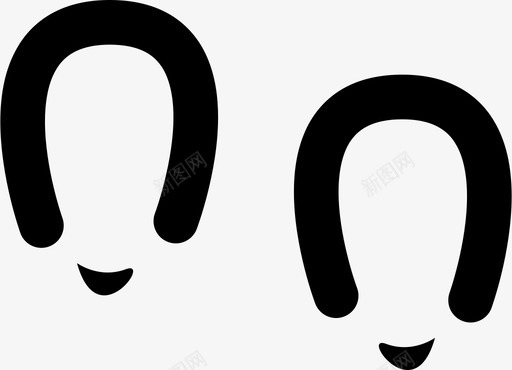 马的脚印马的足迹动物图标svg_新图网 https://ixintu.com 动物 动物足迹 快跑 赛道 马的脚印 马的足迹