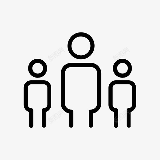 单身家庭孩子家庭伴侣图标svg_新图网 https://ixintu.com 单身家庭 孩子 家庭伴侣