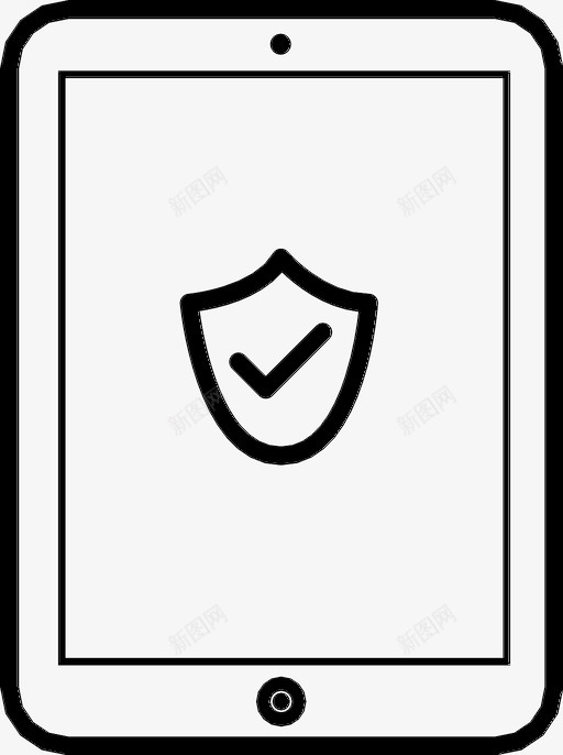 平板电脑ipad平板电脑安全图标svg_新图网 https://ixintu.com ipad 平板电脑 平板电脑安全