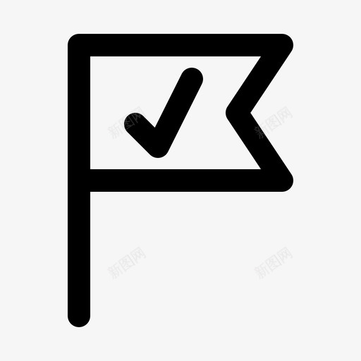 里程碑业务开发图标svg_新图网 https://ixintu.com 业务 办公室 开发 规划 里程碑 项目管理