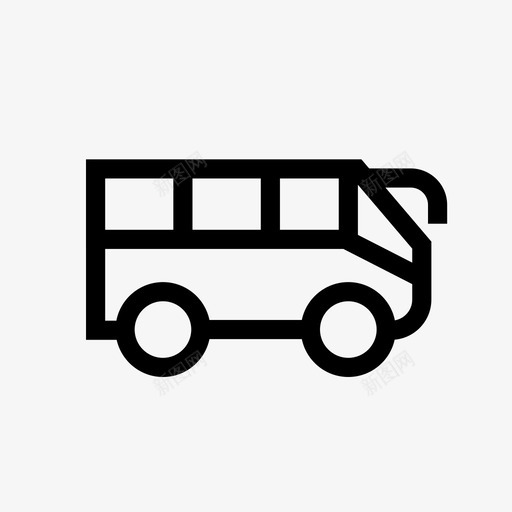 巴士车站旅游图标svg_新图网 https://ixintu.com 交通 巴士 旅游 车站 迷你图标集旅游酒店露营