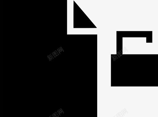 文件不安全文档未锁定图标svg_新图网 https://ixintu.com 文件不安全 文档 未保护 未锁定