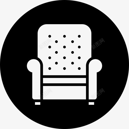采购产品扶手椅家具家庭图标svg_新图网 https://ixintu.com 家具 家具圆形差异固体 家庭 沙发 采购产品扶手椅
