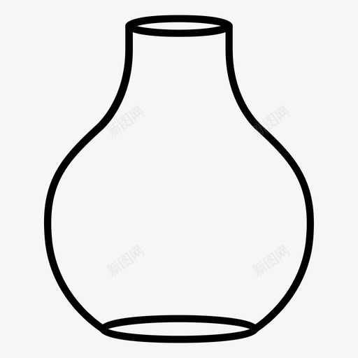 椭圆形烧杯玻璃实验室图标svg_新图网 https://ixintu.com 实验室 实验室烧杯 椭圆形烧杯 玻璃 科学