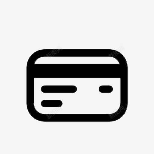 信用卡借记卡智能卡图标svg_新图网 https://ixintu.com visa卡 信用卡 借记卡 智能卡