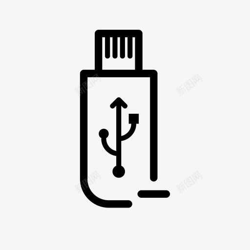 usb移除数据棒图标svg_新图网 https://ixintu.com usb移除 存储 数据 棒