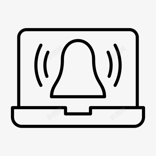 笔记本电脑铃声铃声提醒铃声注意图标svg_新图网 https://ixintu.com 提醒 电喇叭 笔记本电脑铃声 紧急 铃声提醒 铃声注意