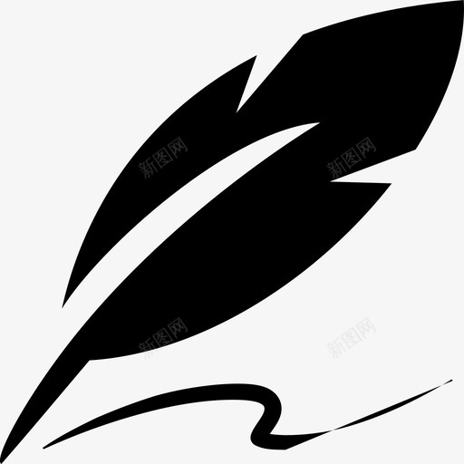 羽毛笔书写ios工具栏图标字形svg_新图网 https://ixintu.com ios工具栏图标字形 书写 羽毛笔