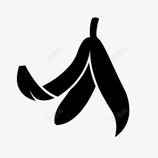 香蕉皮摔倒幽默图标svg_新图网 https://ixintu.com 幽默 摔倒 浪费 踩香蕉皮 香蕉皮
