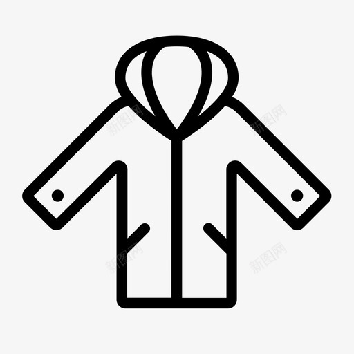 大衣衣服外套图标svg_新图网 https://ixintu.com 外套 大衣 衣服